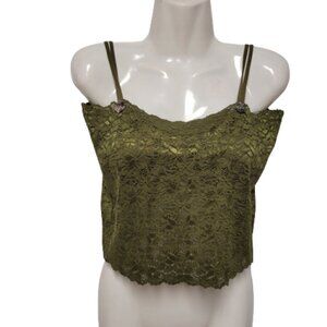 Lace Cami Crop Top Lace Bralette Stretchy Lace Camisole Lace Crop Tank Top - NEW